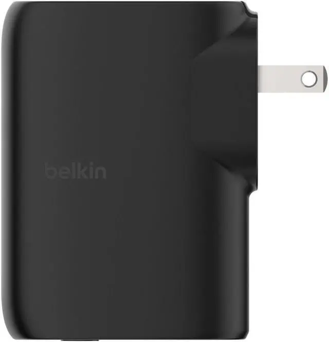 Alt view image 2 of 5 - Belkin BoostCharge Hybrid 25W Wall Charger & 4800mAh Power Bank (Black)