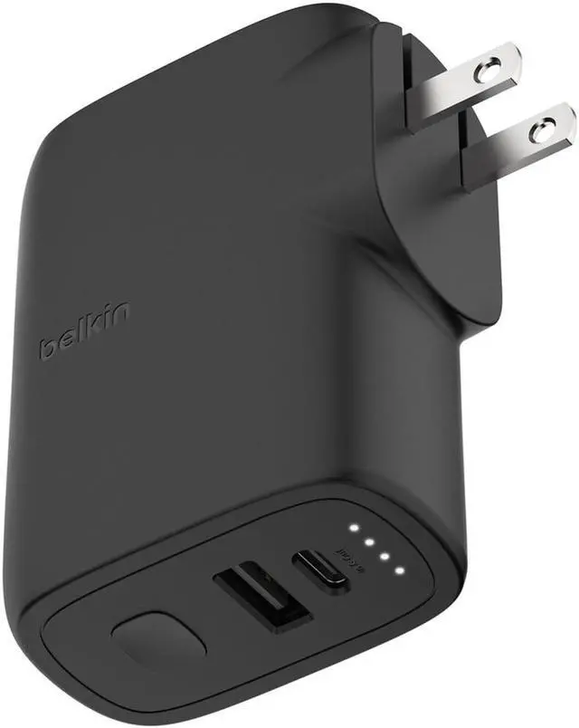 Main image of Belkin BoostCharge Hybrid 25W Wall Charger & 4800mAh Power Bank (Black)