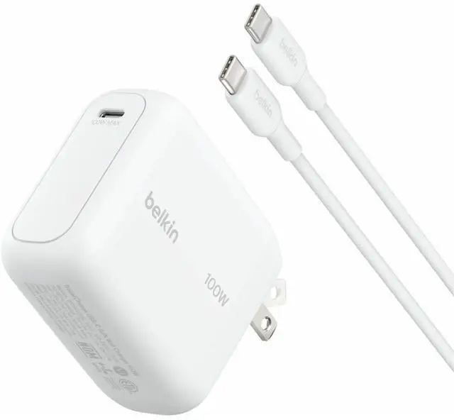 Main image of Belkin BoostCharge 100W AC Adapter - 100 W - 5 ft Cable - WCH025dq1.5WHB6