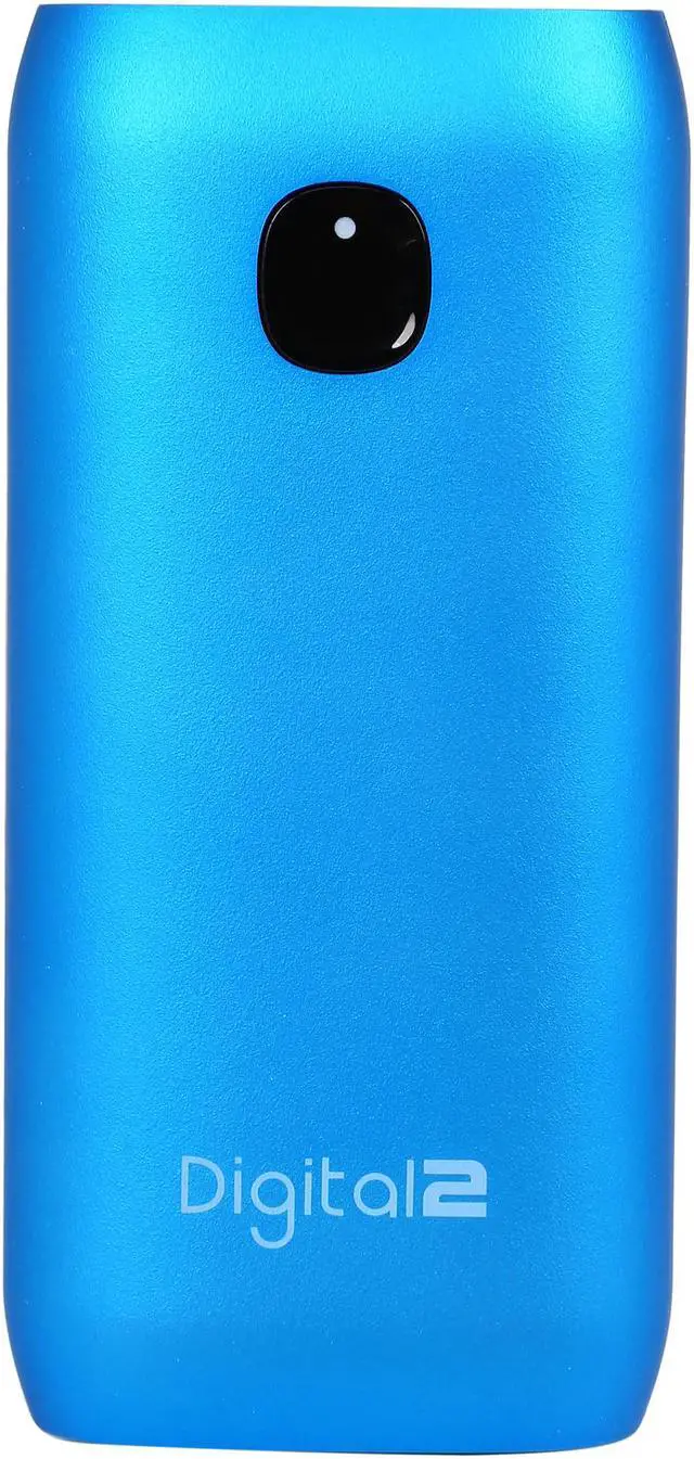 Alt view image 2 of 6 - Digital2 Metallic Blue 4400 mAh Portable Battery RP-4400F_MBL