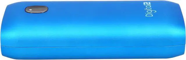 Alt view image 4 of 6 - Digital2 Metallic Blue 4400 mAh Portable Battery RP-4400F_MBL
