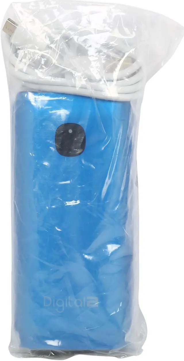Alt view image 6 of 6 - Digital2 Metallic Blue 4400 mAh Portable Battery RP-4400F_MBL