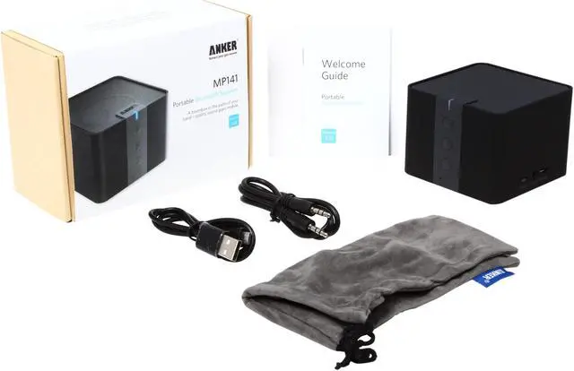 Alt view image 6 of 6 - Anker A7908013 Black A7908 Portable Bluetooth 4.0 Speaker with Super-Sized 4W Driver