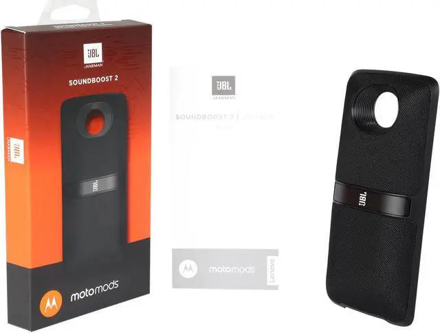 Alt view image 7 of 7 - Moto JBL PG38C01816 Soundboost 2 (2nd Gen) Moto Mod
