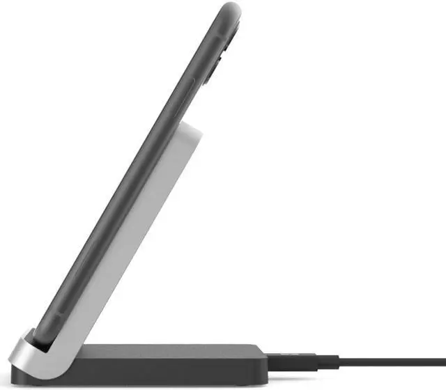 Alt view image 5 of 5 - PureGear 7.5/10W 2-Coil Qi Wireless Charging Stand, Black | 63178PG
