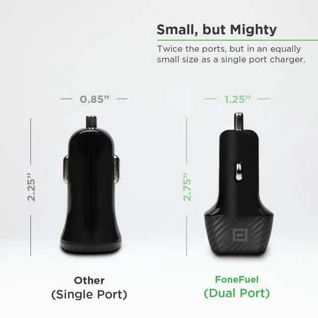 Alt view image 4 of 5 - PureGear 40W Dual Port USB-C Car Charger, Black | 65182FF