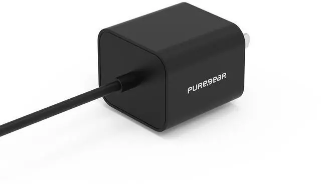 Main image of PureGear 12W Corded Lightning Wall Charger (5 ft) | 63068PG