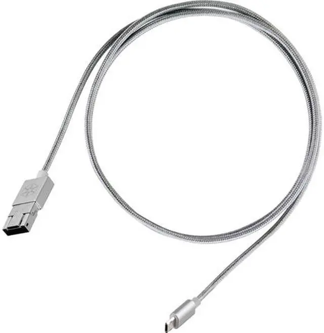 Main image of Silverstone SST-CPU02C Charcoal high speed charge and data sync Cable