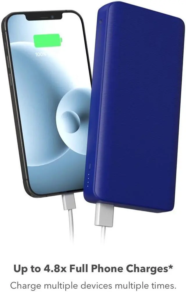 Alt view image 4 of 4 - Mophie Power Boost 20K Power Bank - 20000 mAh - Cobalt Blue  401108803