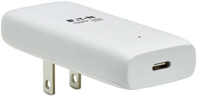 Alt view image 8 of 8 - Tripp Lite series Flat 1-Port USB-C Wall Charger - GaN Technology, 20W PD 3.0 Charging, White (U280-WF1-20C1-G)