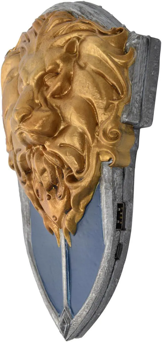 Alt view image 2 of 6 - Swordfish SFW-PB350SS Warcraft Movie Collection Lothar's Stormwind Shield Power Bank - 3360 mAh