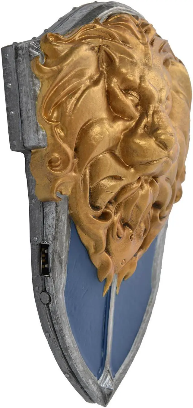 Alt view image 3 of 6 - Swordfish SFW-PB350SS Warcraft Movie Collection Lothar's Stormwind Shield Power Bank - 3360 mAh