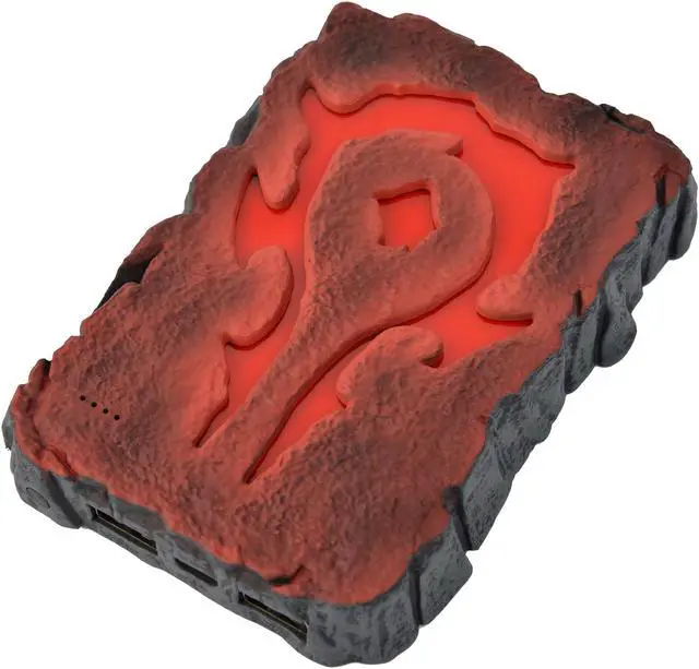 Alt view image 3 of 6 - Swordfish SFW-PB700SH Warcraft Movie Collection Horde Symbol Lights up 6720 mAh Power Bank - Horde