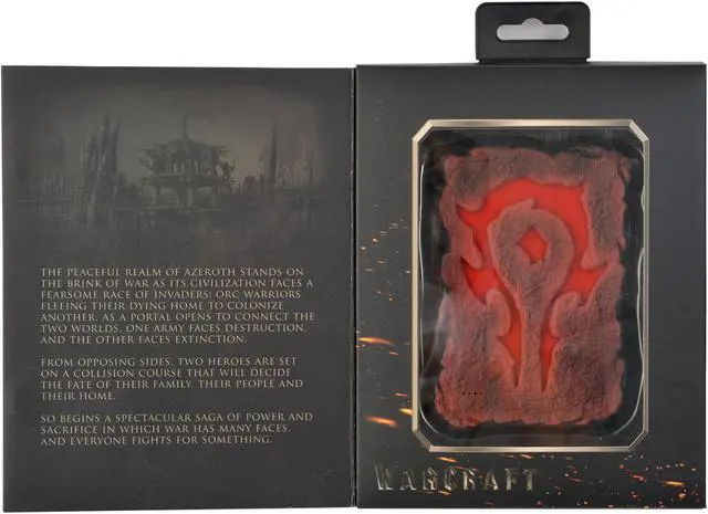 Alt view image 5 of 6 - Swordfish SFW-PB700SH Warcraft Movie Collection Horde Symbol Lights up 6720 mAh Power Bank - Horde