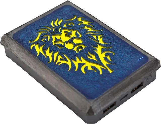Alt view image 2 of 6 - Swordfish SFW-PB700SA Warcraft Movie Collection Alliance Symbol Lights up 6720 mAh Power Bank  - Alliance