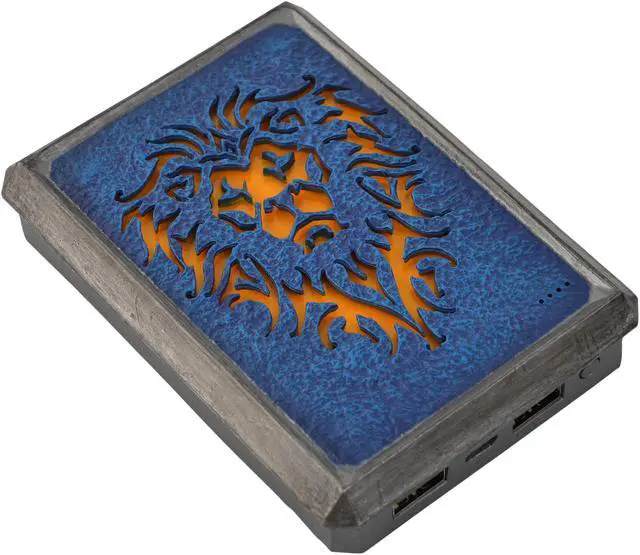 Alt view image 3 of 6 - Swordfish SFW-PB700SA Warcraft Movie Collection Alliance Symbol Lights up 6720 mAh Power Bank  - Alliance