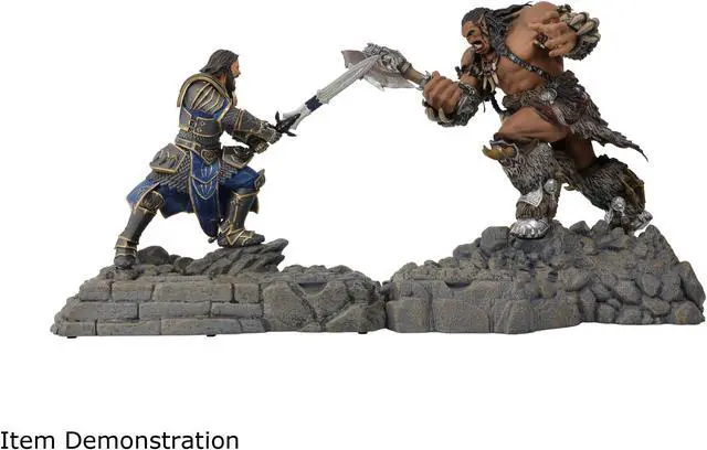 Alt view image 5 of 7 - Swordfish SFW-PD1000L Warcraft Movie Collection Lothar Statue Phone Dock - Alliance (Cellphone Not Included)