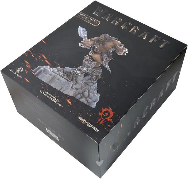 Alt view image 7 of 7 - Swordfish SFW-PD1000D Warcraft Movie Collection Durotan Statue Phone Dock - Horde (Cellphone Not Included)