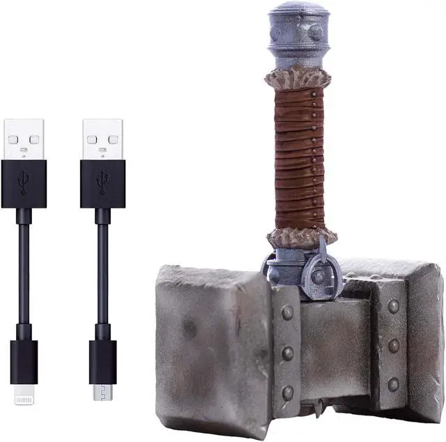 Alt view image 4 of 6 - Swordfish SFW-CC100DH Warcraft Movie Collection Doomhammer Charging Cord - Micro USB for Android and Lightning for IOS