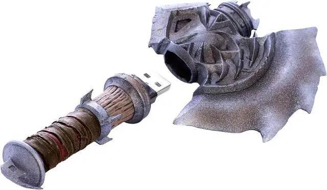 Main image of Swordfish SFW-CC100DA Warcraft Movie Collection Durotan's Axe Charging Cord - Micro USB for Android and Lightning for IOS