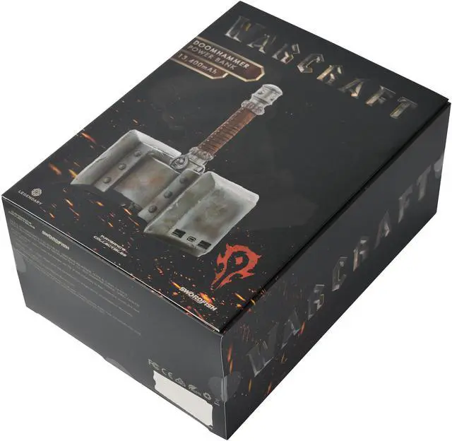 Alt view image 6 of 6 - Swordfish SFW-PB1340DH Warcraft Movie Collection Doomhammer 13,400 mAh Power Bank