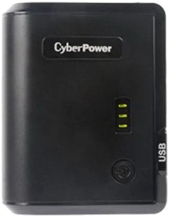 Alt view image 2 of 2 - CyberPower 4400 mAh USB Charger with 1A USB Port & 4400mA rechargeable lithium-ion battery CPBC4400