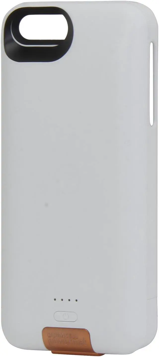 Alt view image 2 of 7 - Duracell Powermat White Wireless Charging Case and Backup Battery for iPhone 5 PRCA5W1