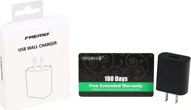 Alt view image 7 of 7 - FREMO W-01 5V/1A Universal USB Wall Charger for iPad, iPhone, iPod, HTC, Samsung, MP3 Players, Digital Cameras and more
