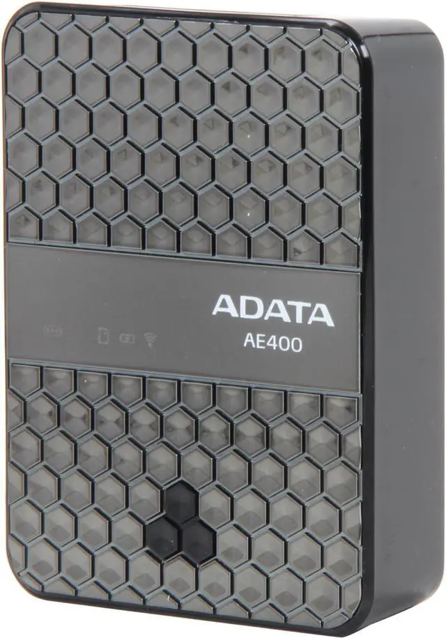 Main image of ADATA DashDrive Air AE400 Black 5000 mAh Wireless Storage Reader and Power Bank AAE400-CBKSV