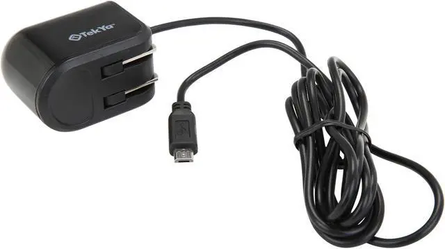 Alt view image 8 of 8 - UNIACTP14286 Black 2.1 Amp Universal MicroUSB Wall Charger