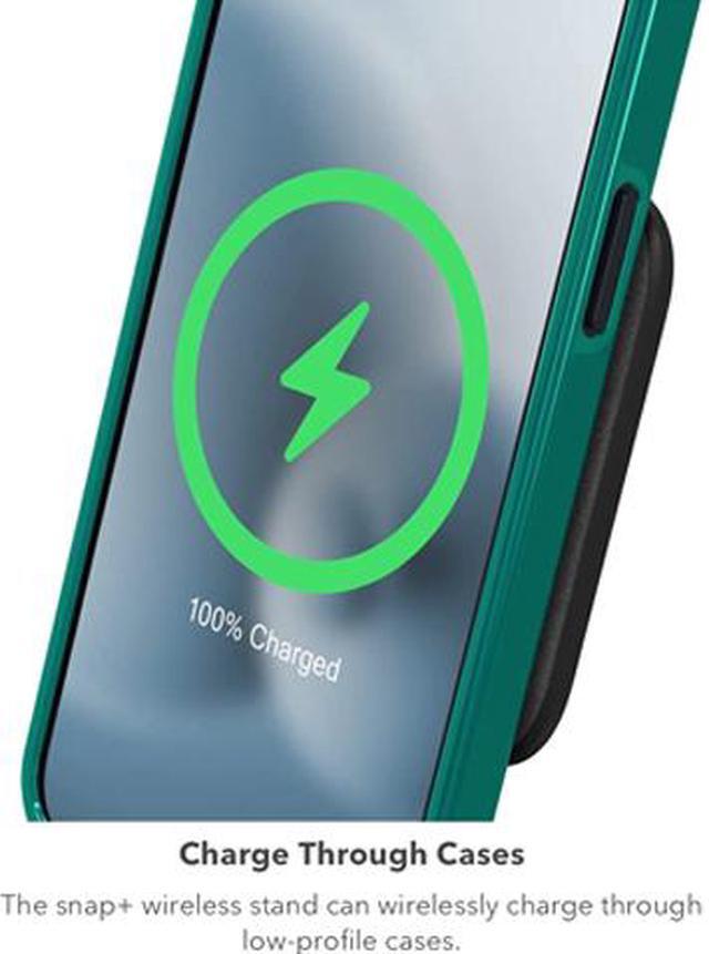 Alt view image 5 of 6 - Mophie 401307719 Snap+ Wireless Stand Black 15W Wireless Charging Stand Compatible with Snap and Magsafe