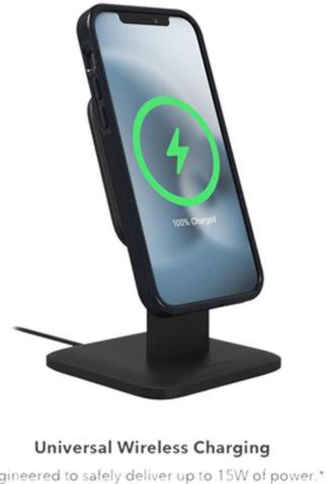 Alt view image 2 of 6 - Mophie 401307719 Snap+ Wireless Stand Black 15W Wireless Charging Stand Compatible with Snap and Magsafe