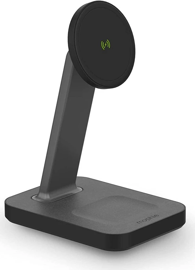 Main image of Mophie Snap+ 2-in1 Charge Stand & Pad w/Snap+ Adapter - Black 401309750