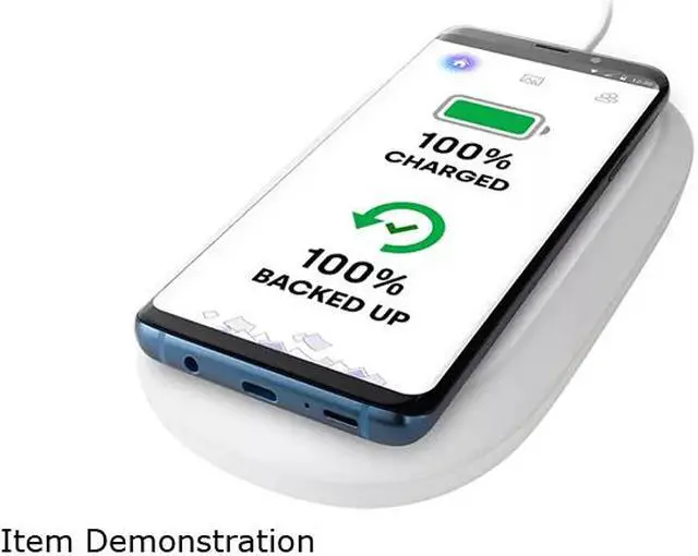 Alt view image 3 of 3 - SanDisk iXpand Wireless Charger 128 GB, 10 W Fast Wireless Charger with Photo Backup for Qi-Compatible Phones (iPhone XS MAX/XR/XS/X/8/8 Plus, Galaxy S10/S10 Plus/S10E/S9, 5 W and Other Phones)
