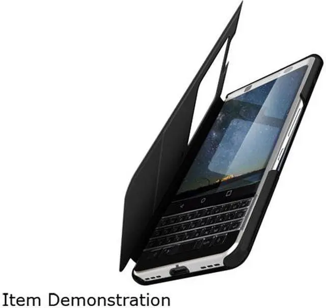 Alt view image 2 of 4 - BlackBerry Black Smart Flip Case for BlackBerry KEYone FCB100