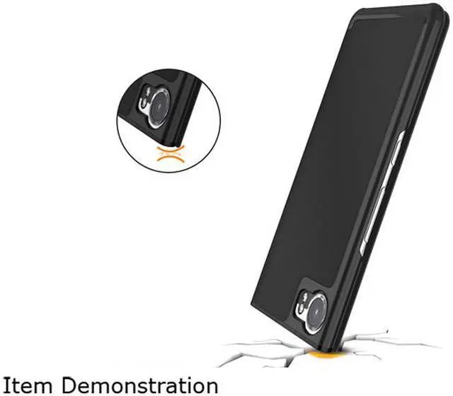 Alt view image 4 of 4 - BlackBerry Black Smart Flip Case for BlackBerry KEYone FCB100