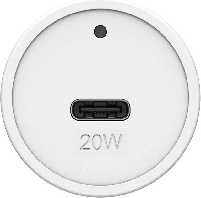 Alt view image 3 of 4 - OtterBox 78-80476 Cloud Dust (White) Fast Charge USB-C 20W Car Charger