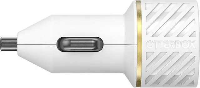 Alt view image 2 of 4 - OtterBox 78-80476 Cloud Dust (White) Fast Charge USB-C 20W Car Charger
