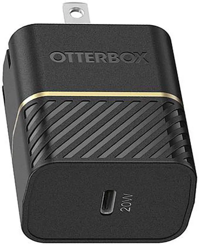 Alt view image 2 of 5 - OtterBox Fast Charge, USB-C to USB-C cable and Wall Charger, 20W, Black