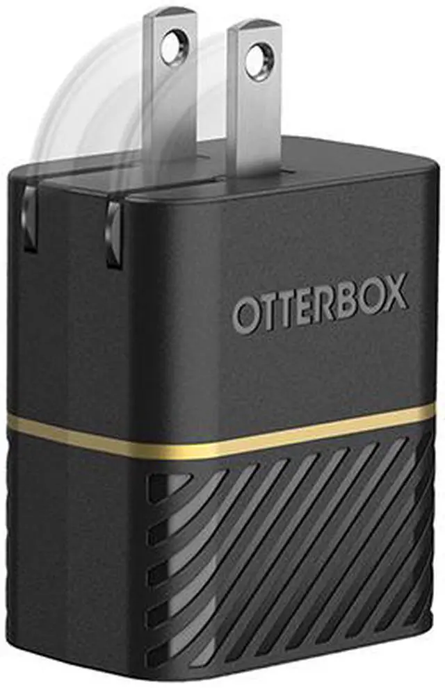Alt view image 3 of 5 - OtterBox Fast Charge, USB-C to USB-C cable and Wall Charger, 20W, Black