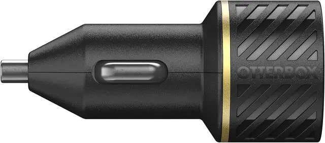 Alt view image 3 of 4 - OtterBox 78-52702 Black Shimmer Fast Charge USB-C 18W Car Charger