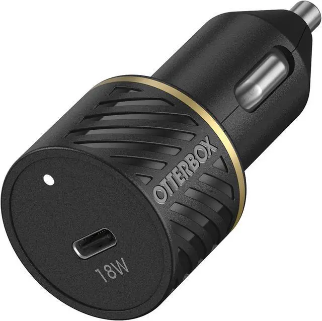 Main image of OtterBox 78-52702 Black Shimmer Fast Charge USB-C 18W Car Charger