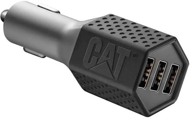 Main image of CAT CAT-DC3USB-BLK Black Triple USB DC Vehicle Adapter 7.2 Amp