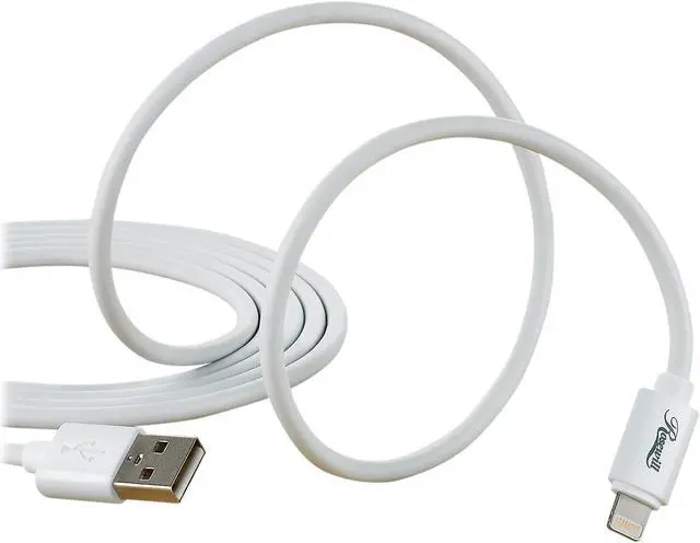 Alt view image 3 of 6 - Rosewill RCCC-16001 Lightning Cable, White, 6 ft. MFi Certified
