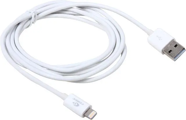Alt view image 2 of 3 - Coboc iSyncLT8-6-WH MFi Certified, Apple approved, White 6ft 8-Pin Lightning Connector to USB Cable compatible with the newest iOS 8.1 and beyond - Charge and Sync Cable