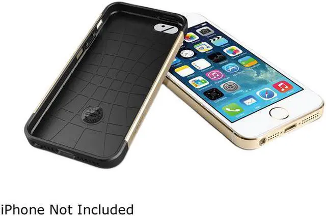 Alt view image 4 of 4 - Spigen Slim Armor S Champagne Gold iPhone 5S / 5 Case SGP10604