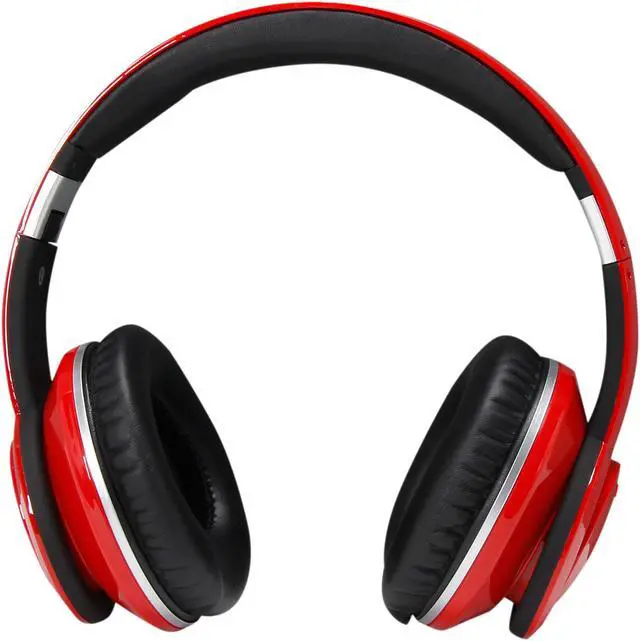Alt view image 3 of 9 - Alienvibes EP02 Red Headphone 40mm Active Noise Cancellation Headphones with In-line Microphone I-EP02-RD