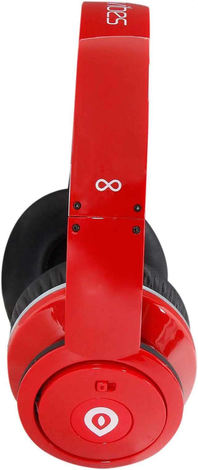 Alt view image 4 of 9 - Alienvibes EP02 Red Headphone 40mm Active Noise Cancellation Headphones with In-line Microphone I-EP02-RD
