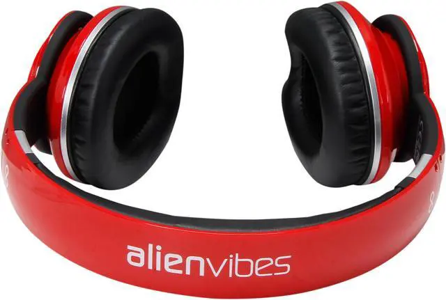 Alt view image 5 of 9 - Alienvibes EP02 Red Headphone 40mm Active Noise Cancellation Headphones with In-line Microphone I-EP02-RD