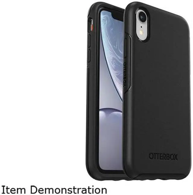 Alt view image 6 of 6 - Otterbox Symmetry Series Case for iPhone XR, Black